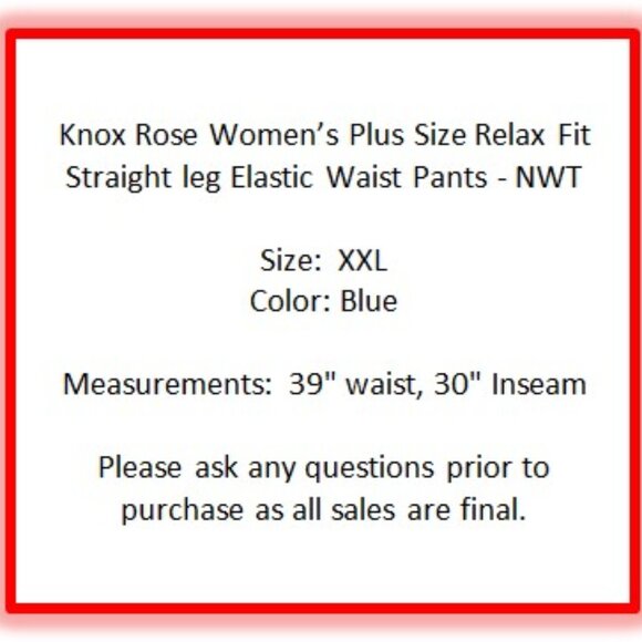 Knox rose high rise straight leg jeans - NWT - Picture 5 of 6